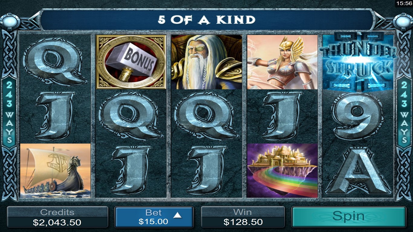 Captura de Pantalla 11 Thunderstruck II Free Casino Slot Machine windows