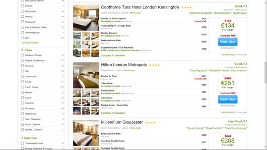Hotel Search - Reservations screenshot 3