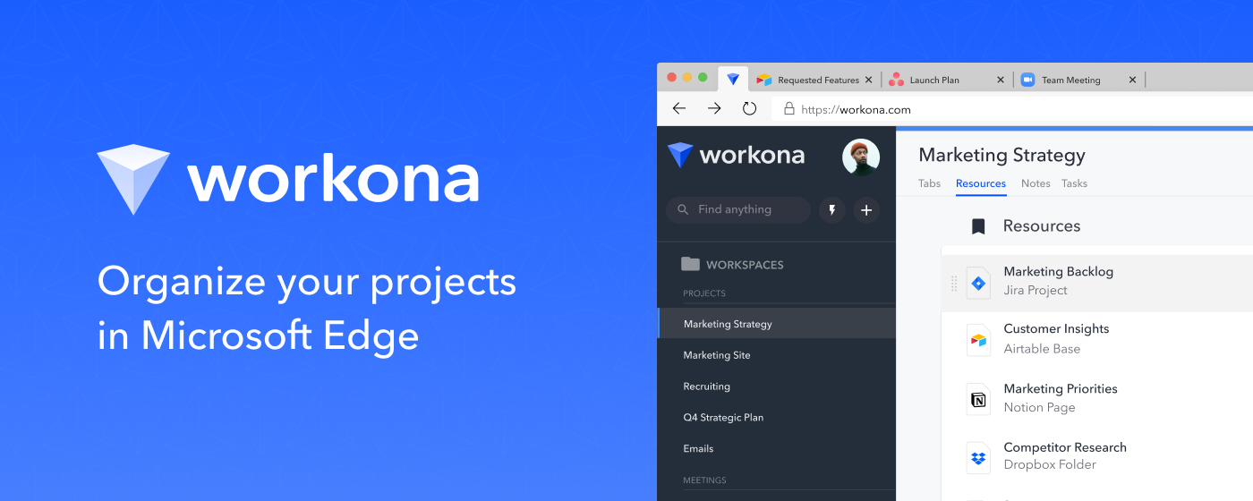 Tab Manager by Workona