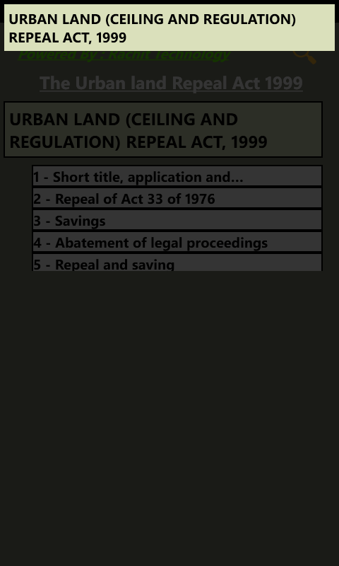 Get The Urban Land Repeal Act 1999 Microsoft Store