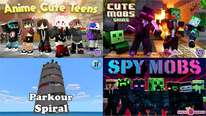 I made a skin pack for Bedrock and Java of all the characters from