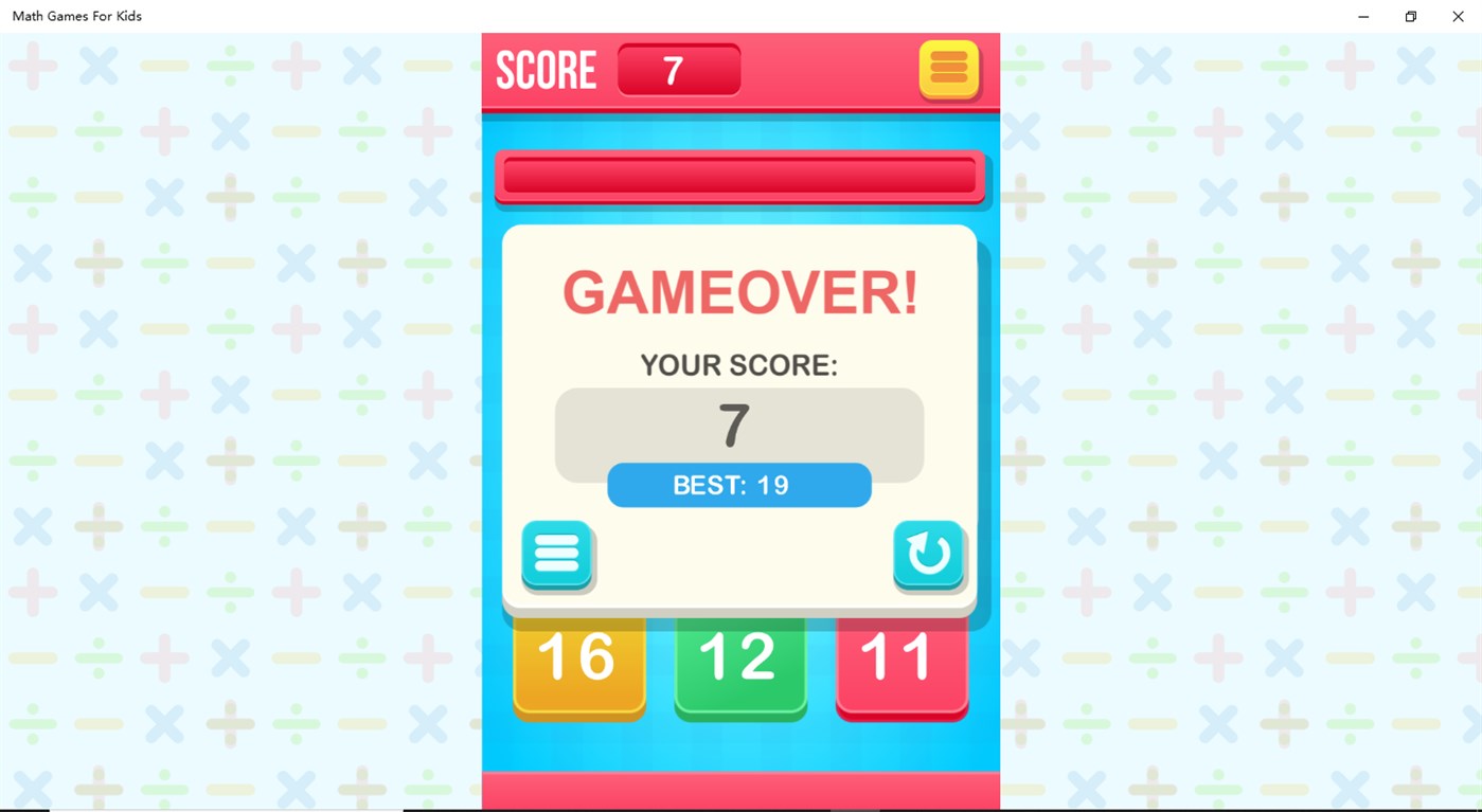 #3. Math Games For Kids+ (Windows) 来自: XiLaos