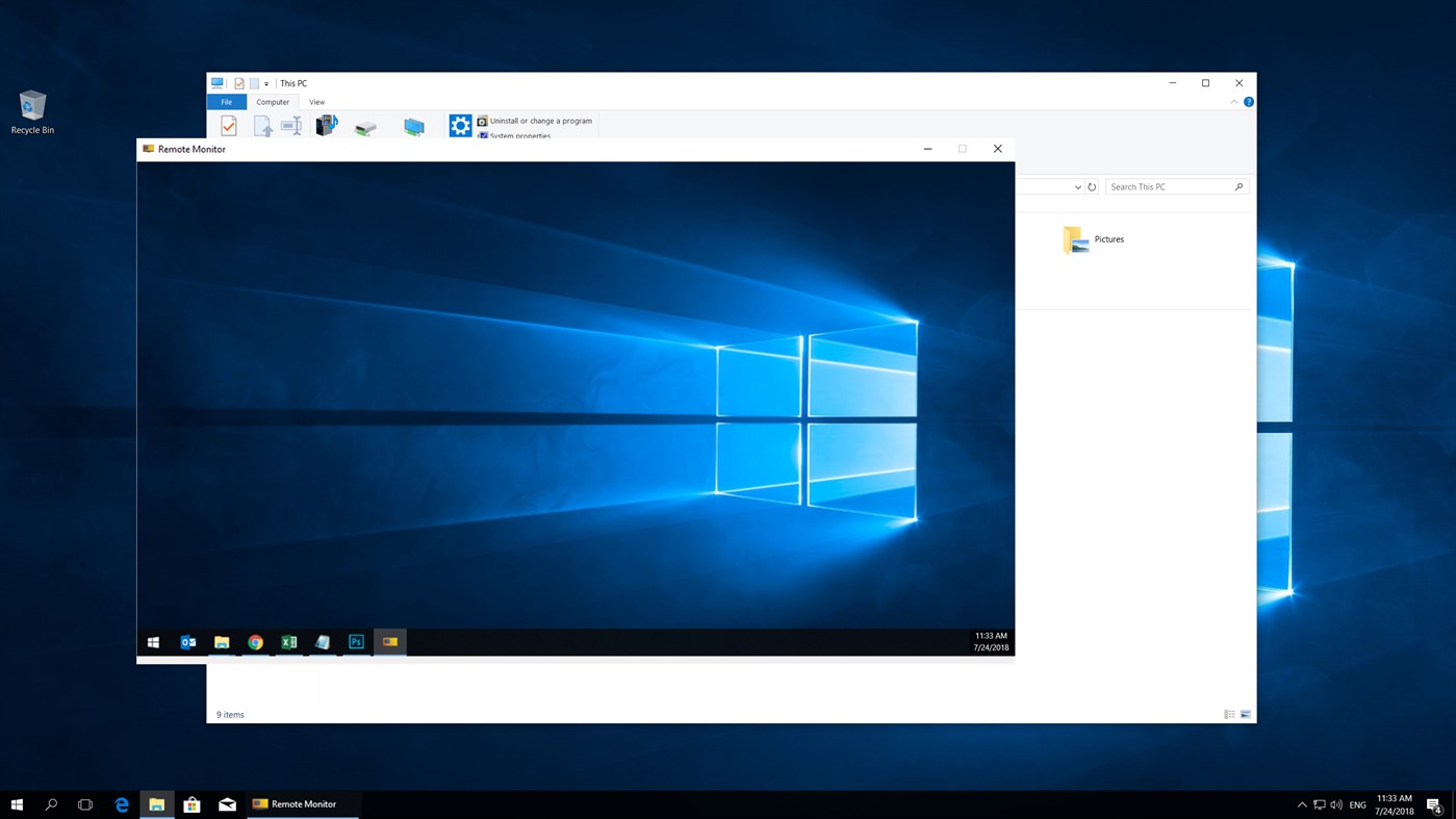 #1. Remote Monitor (Windows) 게시자: H_M_U
