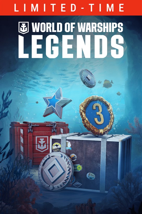 Záber škatule hry World of Warships: Legends – Captain's Provisions