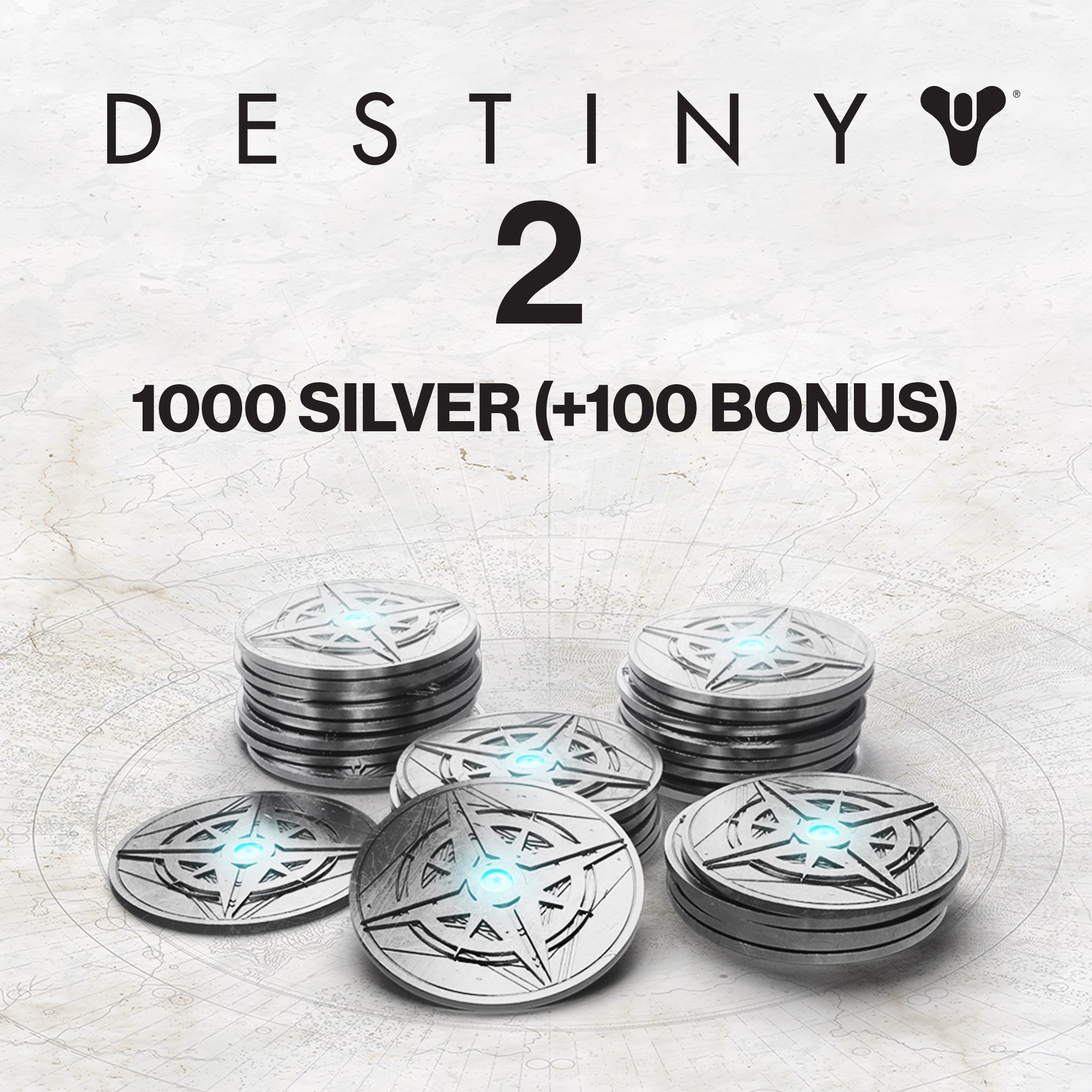 1000 +100 Bonus Destiny 2 Silver PC