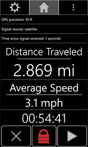 GPS Odometer screenshot 1