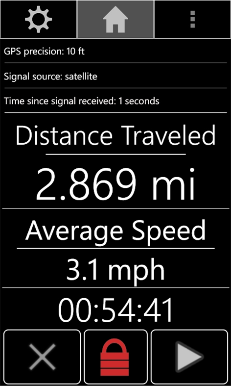 GPS Odometer Screenshots 1