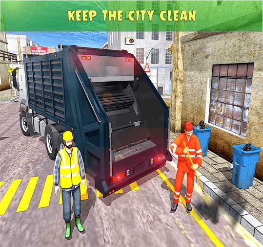 Garbage Truck City Drive Sim screenshot 3
