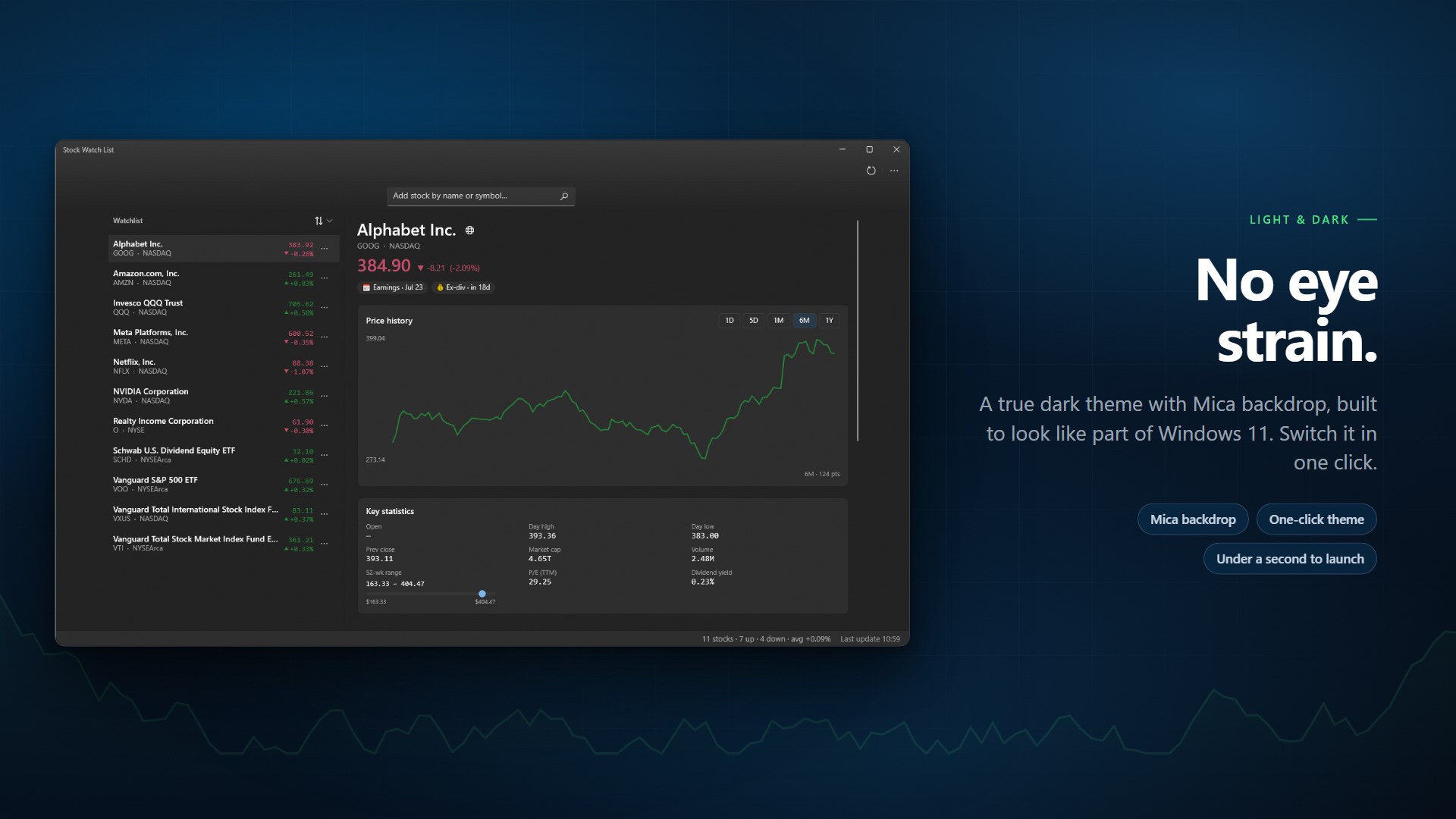 Stock Watch List screenshot 2