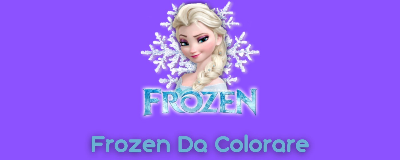 Frozen Da Colorare marquee promo image