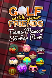 Golf With Your Friends - Teams Mascot Sticker Pack