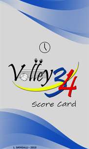 Volley34 Scorecard screenshot 1