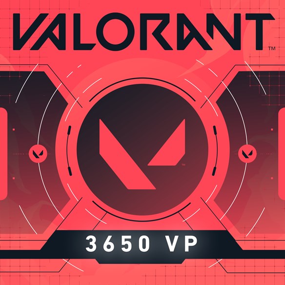 3650 VALORANT Points (325 bonus + 3325) Xbox Series X|S and Xbox One cover art