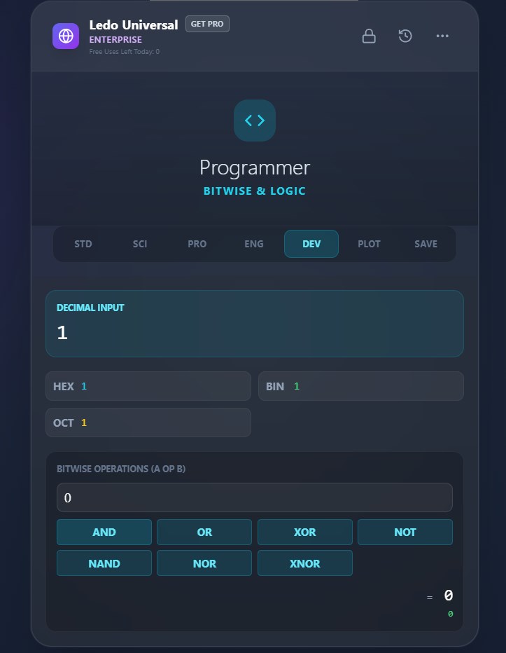 Universal Calculator Pro screenshot