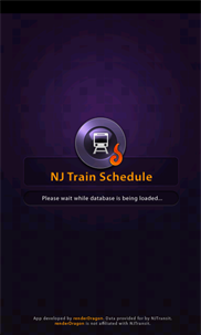 NJ Train Schedule screenshot 1