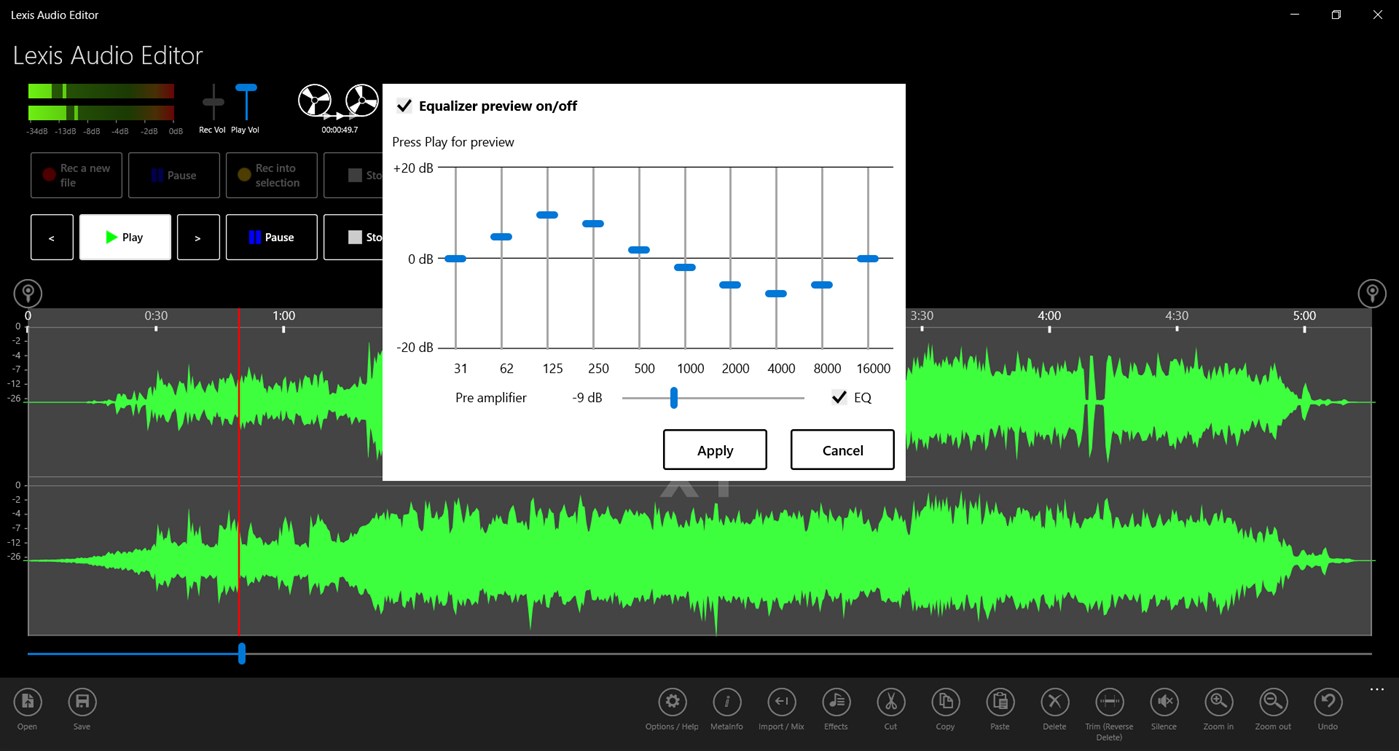 #4. Lexis Audio Editor (Windows) Podle: pamsys