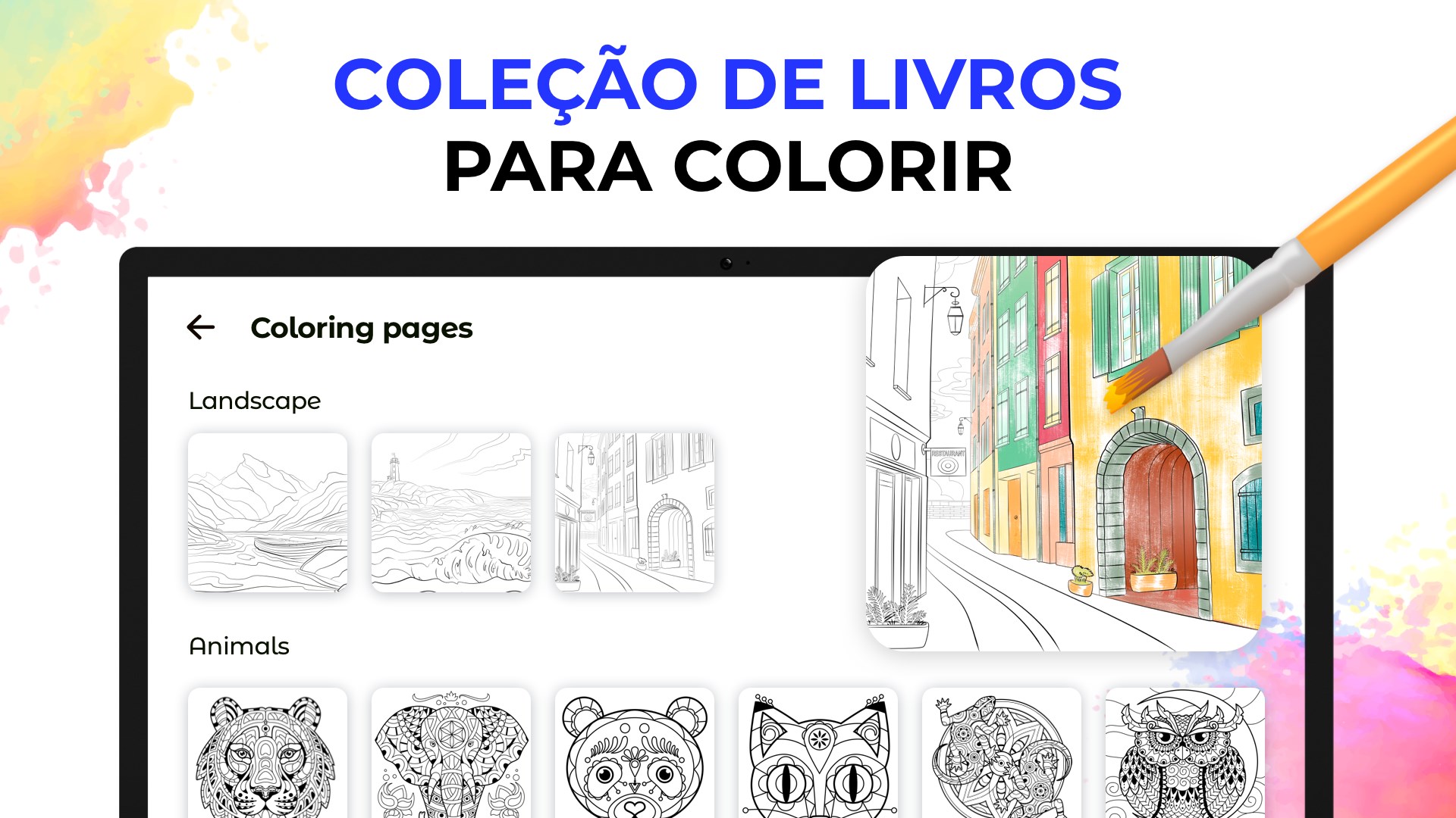 Obter Jogos de Colorir: Coloração, Pintura e Brilho - Microsoft Store pt-AO