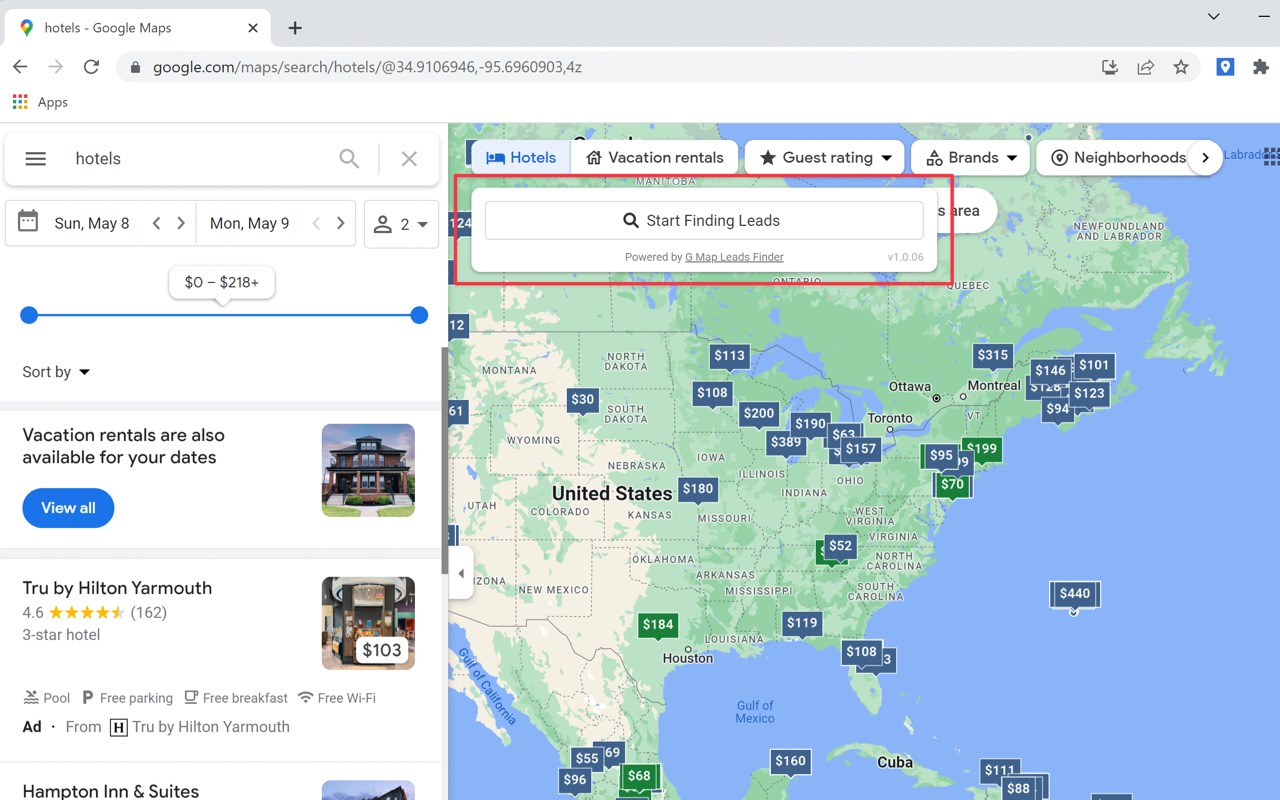 G Map Leads Finder - Google Maps Scraper