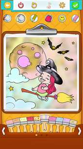 Halloween Coloring Pages - Coloring Games for Kids screenshot 3