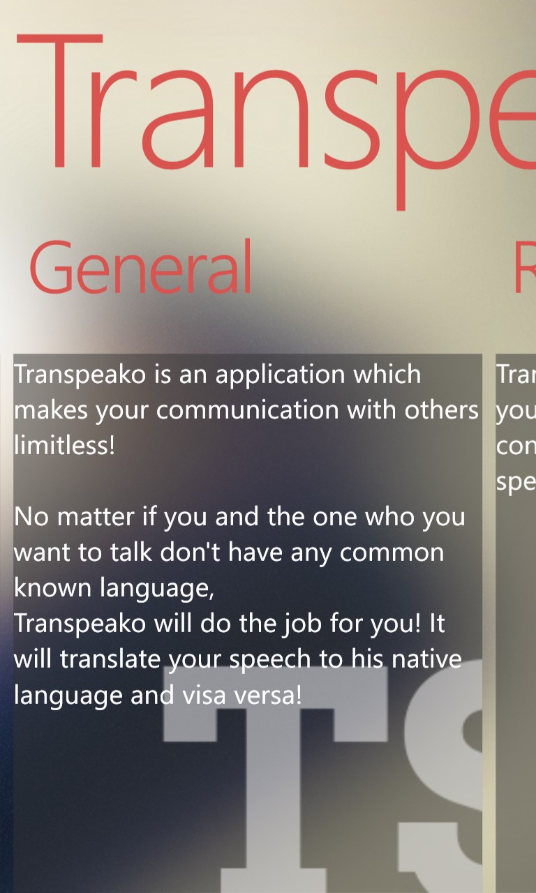 Screenshot 2 Transpeako windows