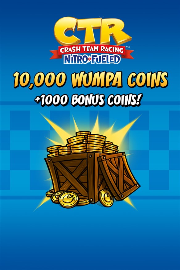 Crash Team Racing Nitro-Fueled - 10000 (+1000) Wumpa Coins Xbox Series X|S and Xbox One cover art