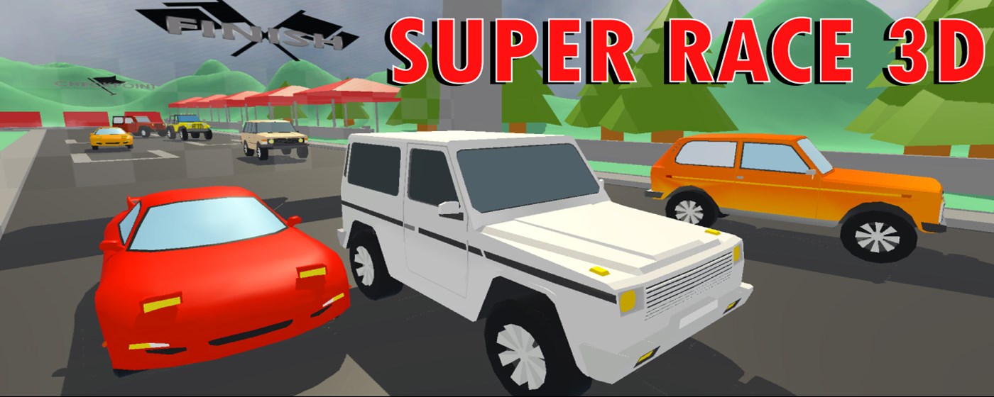 Super Race 3D Game marquee promo image