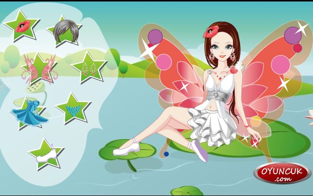 Fairy Of Lake Dressup Game