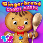 Gingerbread Crazy Chef- Cookie Maker: Santa Claus’ Favorite Holiday Christmas Cookies For Kids!