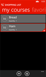 ShoppingList screenshot 2