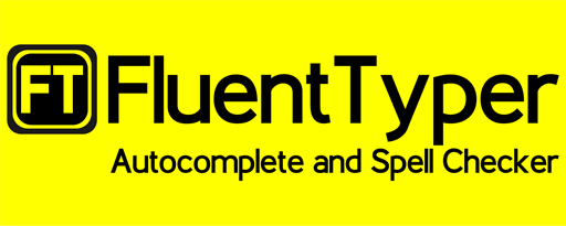 FluentTyper: Autocomplete and Spell Checker marquee promo image