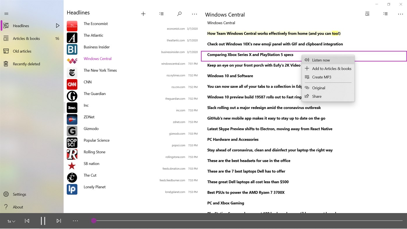 #3. Speech Central: Voice Reader (Windows) Tekijänä: Labsii