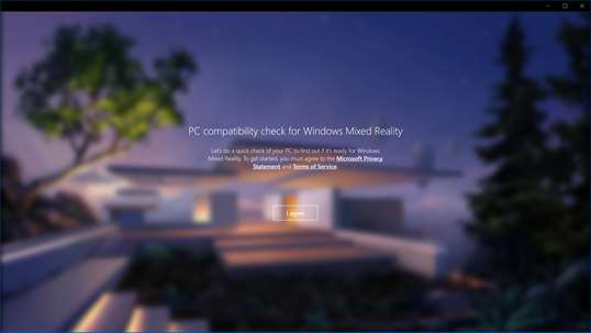 Windows Mixed Reality PC Check screenshot 1