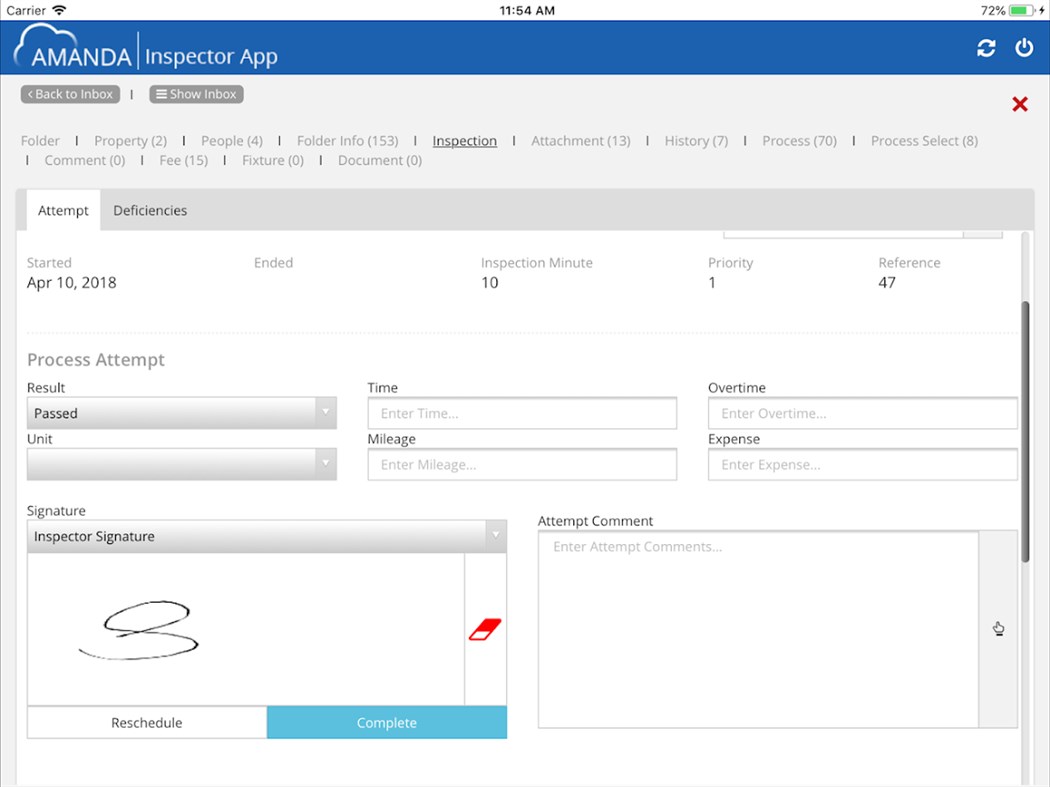 #4. Inspector App (Windows) Με: Calytera