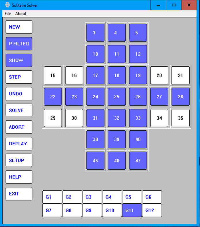 #4. Solitaire Solver (Windows) De: Jim Clark Mathematics