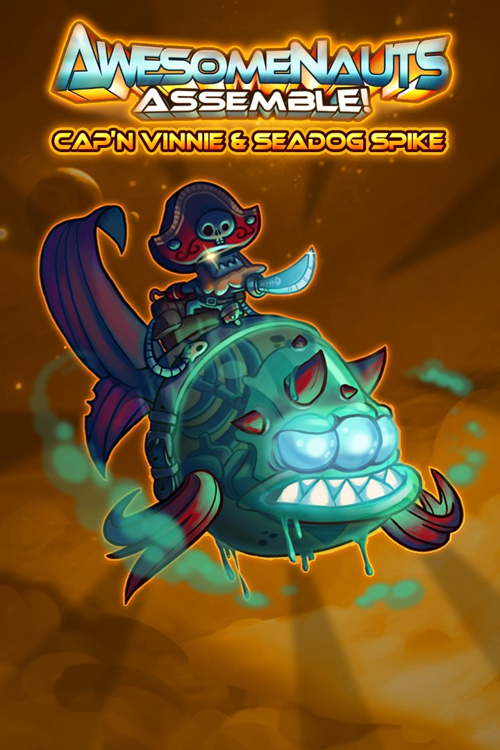 Cap'n Vinnie & Seadog Spike - Awesomenauts Assemble! Skin | Xbox | Chiave | Privato