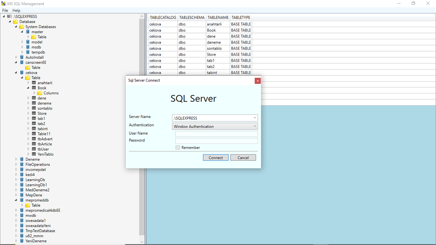 #1. Ms Sql Management (Windows) 由: Metin Morris
