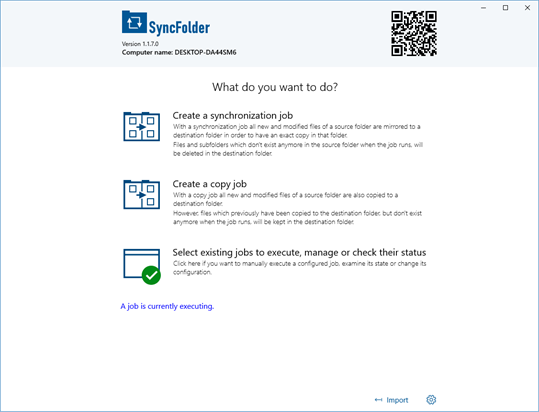 SyncFolder screenshot 1