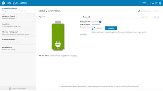 Dell Power Manager screenshot 1