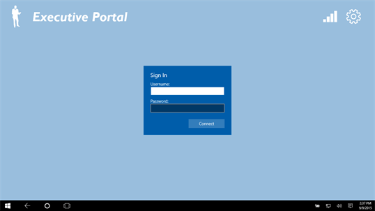 Executive Portal screenshot 1