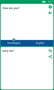 Azerbaijani English Translator screenshot 1