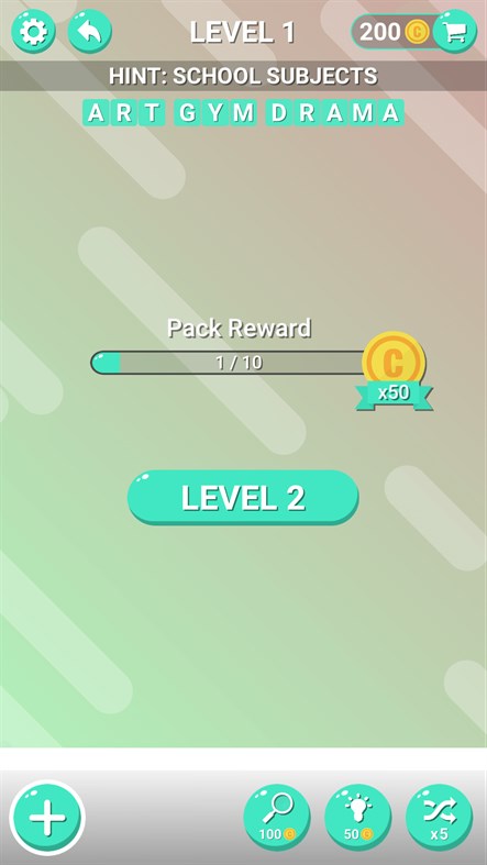 #6. Word Stacker - Word Game 2019 (Xbox) Podle: Puzzle Games King