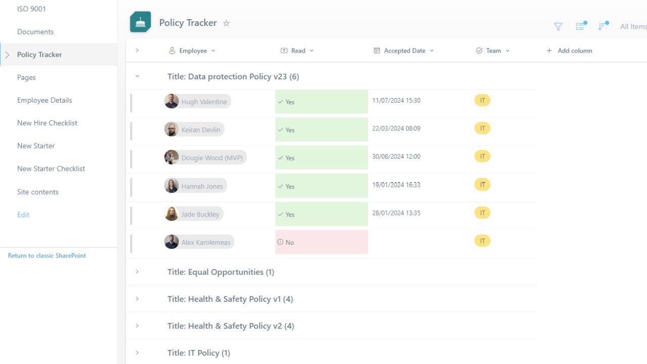 Snapshot 5 of ISO Document Managment for Manufacturing