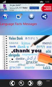 Language Facts Messages screenshot 2