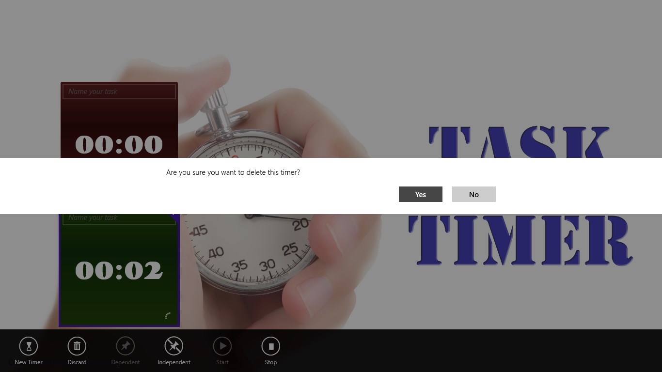 Task Timer for Windows 10