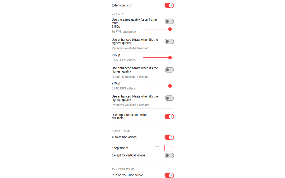 YouTube Auto HD + FPS