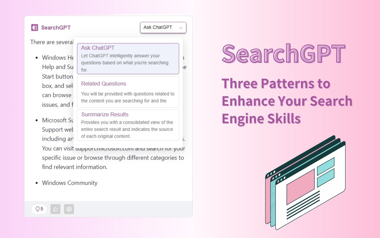 SearchGPT:ChatGPT Assistant for Search engine