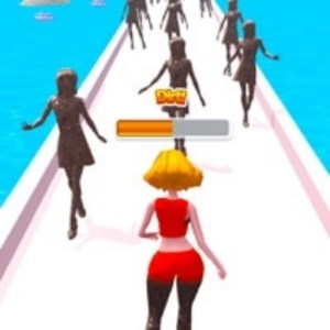 Girl Run Beauty 3D Game icon