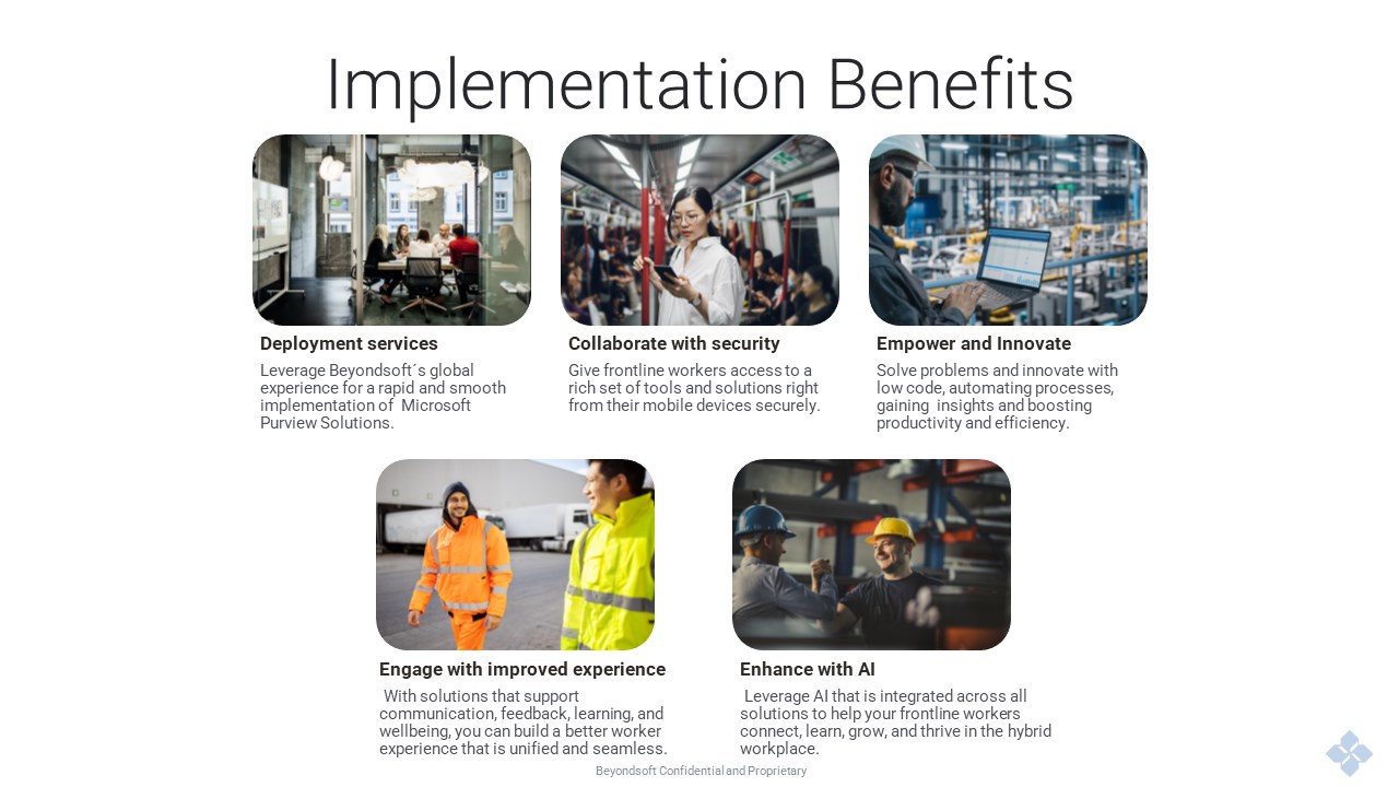 Snapshot 3 of Beyondsoft Digital Innovation for Frontline Workers Deployment: 10-Week Implementation