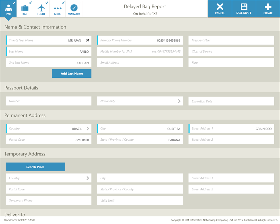 #5. SITA WorldTracer Tablet (Windows) Ved: Cinq Technologies