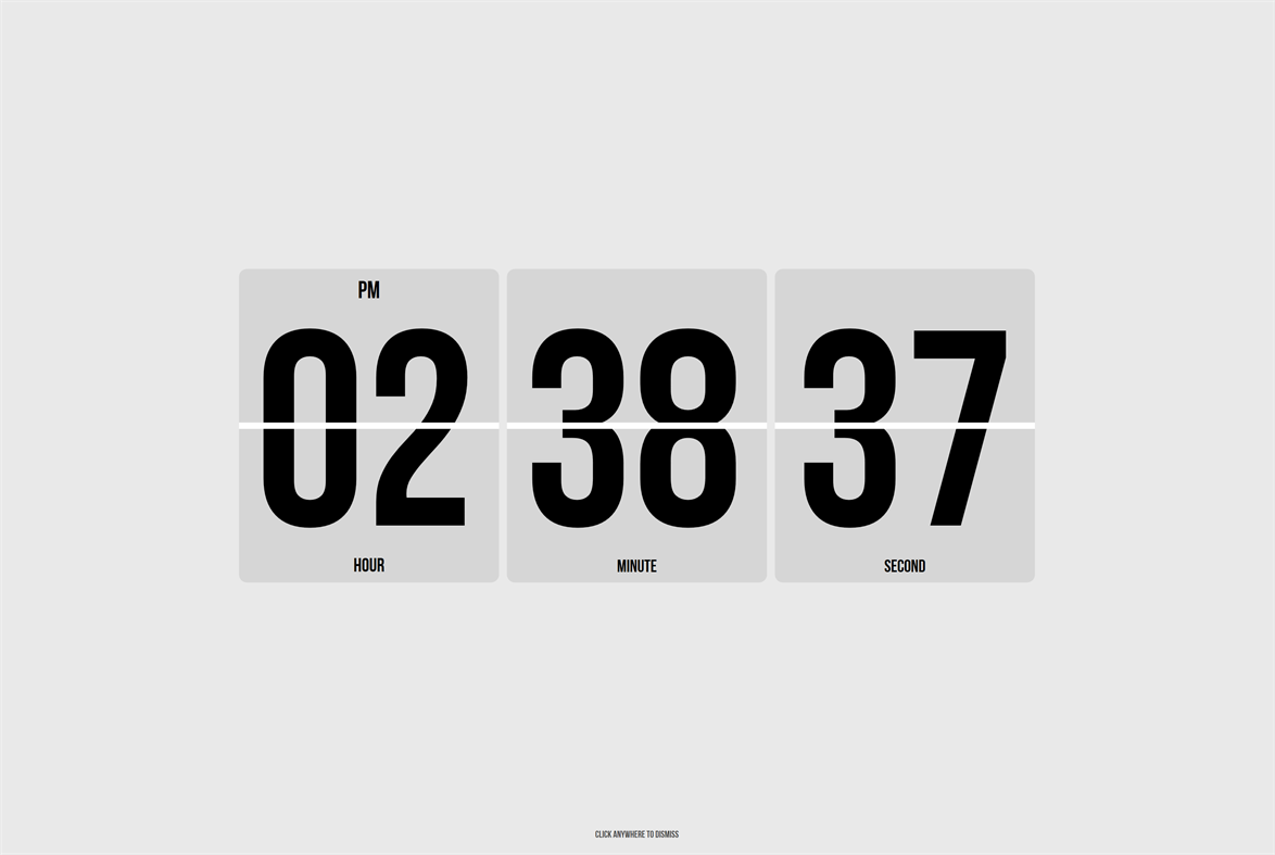 #2. Flip Clock - Retro Flip Clock Widget (Windows) 由: EvlarSoft LLC